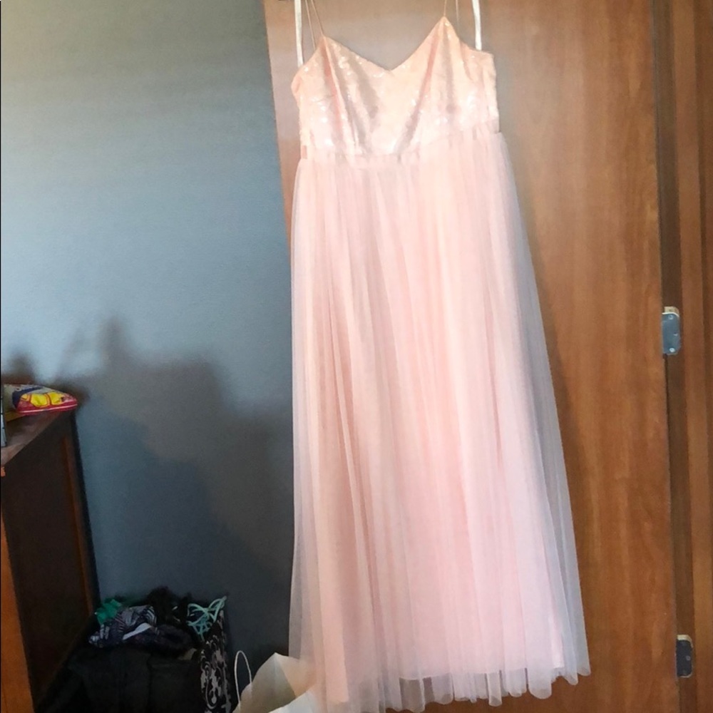 Pink bridesmaid dress